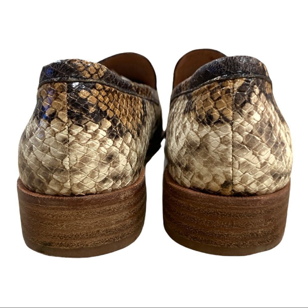 Madewell The Frances Loafer on Snake Embossed Leather - Picture 5 of 6
